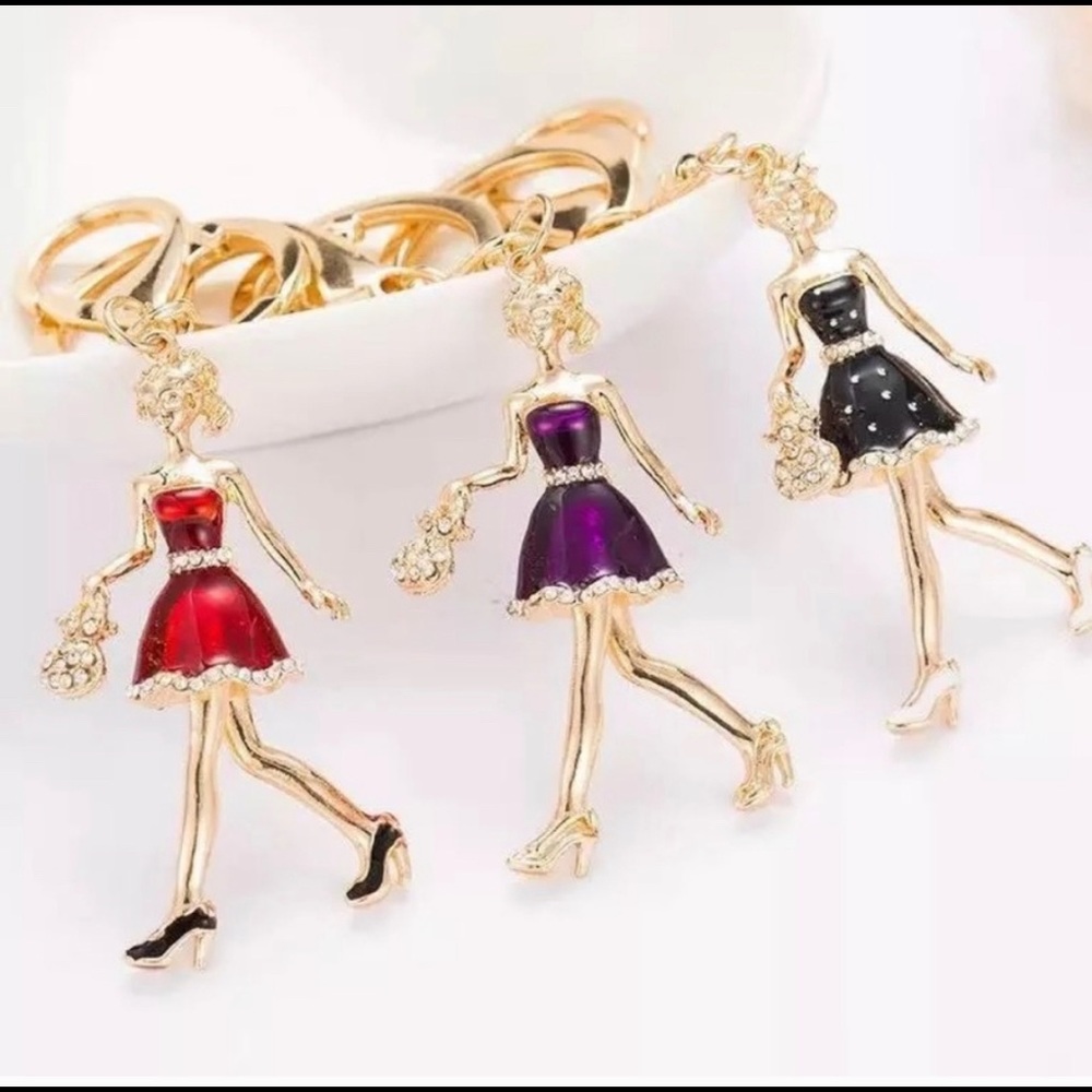 KEY CHAINS CHIC TRENDY GIRL ENAMEL!!!😍❤️💋